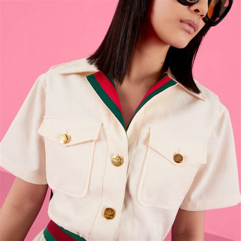 gucci photo shoo tstaging|Gucci short jumpsuit.